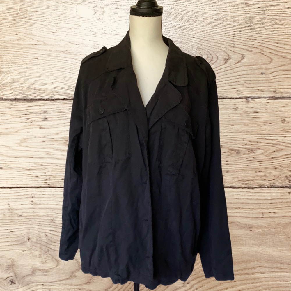 Black Lucky Brand jacket coat 2X